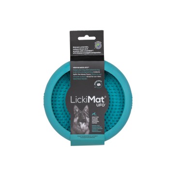 Lickimat UFO Lick Mat for Dogs - Turquoise