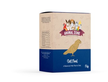 Animal Zone Soft Food for Weaning Parrots & Parakeets - 1kg