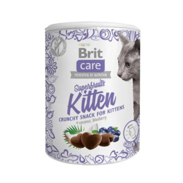 Brit Premium Care Superfruit Coconut & Blueberry Kitten Cat Treats-100g 