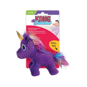 Kong Cat Enchanted Buzzy Unicorn Cat Toy