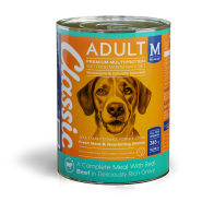 Montego Classic Juicy Beef in Deliciously Rich Gravy Canned Dog Food