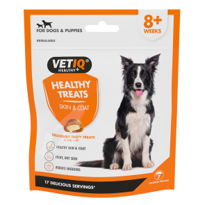 Vet IQ Healthy Treats Skin & Coat Dog Treats -70g