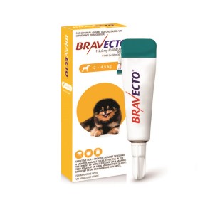 Bravecto Spot On Miniature Dog 2-4.5kg Tick & Flea Treatment