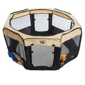 Cosmic Pets Collapsible Pet Pen-Black