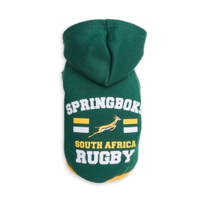 Dog's Life Official Springboks SA Rugby Dog Hoodie