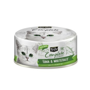 Kit Cat Complete Cuisine Tuna And Whitebait In Broth Adult Cat Wet Food-70g